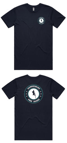 Hawkesbury Free Skiers | Aqua Logo, Navy Staple